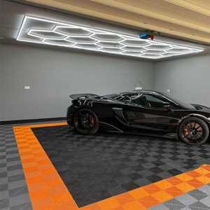 Bbier Tiết Kiệm Năng Lượng DIY <span class=keywords><strong>LED</strong></span> Hình Lục Giác Tổ Ong Xe Hội Thảo Nhà Để Xe Ánh Sáng Trần Bảng Điều Chỉnh - Product Image 6