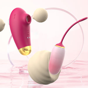 Vibromasseur portable et télécommandé par application, jouets sexuels pour adultes pour femmes, couples, plaisir avec boule vibrante 10 stimulations - Product Image 4