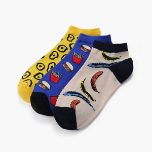 Calcetines invisibles personalizados para hombre, conjunto de <span class=keywords><strong>regalo</strong></span> de colores bonitos coreanos, calcetines mocasines de moda para hombre - Product Image 2