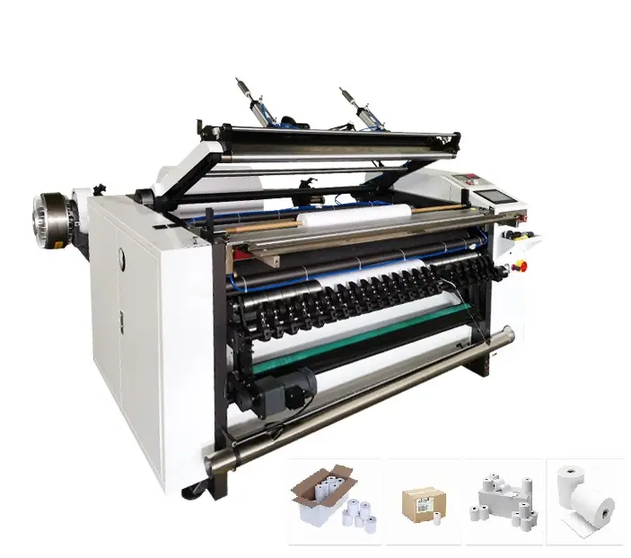 Havesino Jumbo Roll refendage Atm Receipt Paper Crash Making Machine Ecg Machine automatique de refendage de rouleaux de papier thermique Rewinder