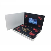 Carte de brochure vidéo de 4.3 pouces avec livre vidéo numérique d'affichage à cristaux liquides de conception unique pour des affaires de publicité de marketing