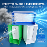 Penggantian Filter Udara untuk Penghisap Asap, Filter HEPA, Filter Karbon Aktif, Penghilang Bau Asap, Pengelasan Laser, Penyolderan