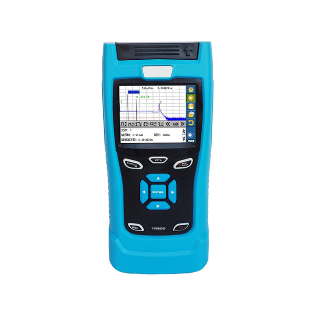 OT300 Fiber Optic OTDR Tester SM 1310/1550nm 30/28dB Integrated VFL Touch Screen Optical Time Domain Reflectometer Mini OTDR