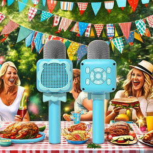 Phim Hoạt Hình Sáng Tạo Năng Động <span class=keywords><strong>Microphone</strong></span> Đồ Chơi Không Dây Tương Tác Giáo Dục Âm Nhạc Ca Hát Nhựa Đồ Chơi Điện Tử Cho Trẻ Em - Product Image 4