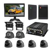 Boîte noire CCENTEN 8CH 4G GPS WIFI MDVR Moniteur de 10.1 pouces avec lecteur de carte à puce intelligent Télécommande pour camion, voiture, bus et camion