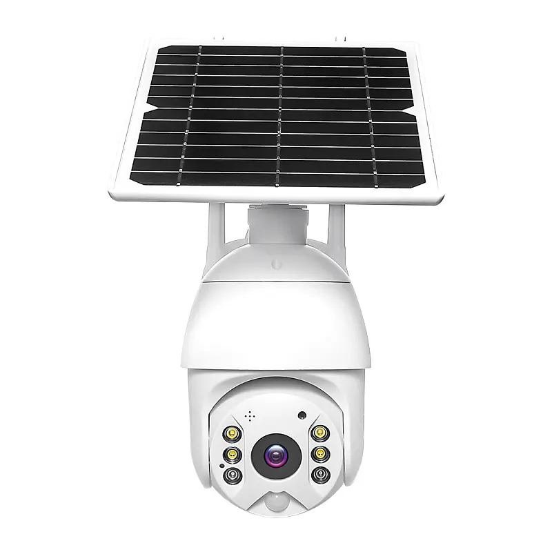 야외 Ubox 4G Sim 카드 태양 전원 카메라 무선 보안 CCTV 모션 감지 경고 비바람에 견디는 야간 투시경 카메라