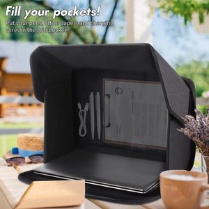 Bolsa para portátil duradera de 16 <span class=keywords><strong>pulgadas</strong></span> con parasol, cubierta de pantalla de privacidad antideslumbrante plegable para trabajo al aire libre - Product Image 5