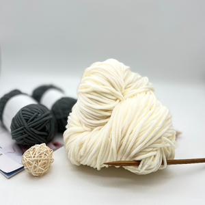 Hilo de <span class=keywords><strong>terciopelo</strong></span> de chenilla tejer <span class=keywords><strong>lana</strong></span> gruesa cálida hilos de tejer de ganchillo para DIY tejido a mano bolsa de arte suéter muñeca - Product Image 5