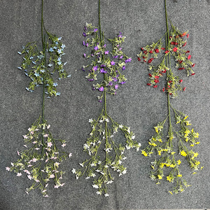 Bouquets de fleurs artificielles Yixuan Baby's Breath en soie, décorations de mariage réalistes, arrangements au sol - Product Image 2