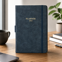 Carnet d'entreprise personnalisé ODM format A5 avec logo sur mesure, pages intérieures, style calendrier 2027, fabrication en usine