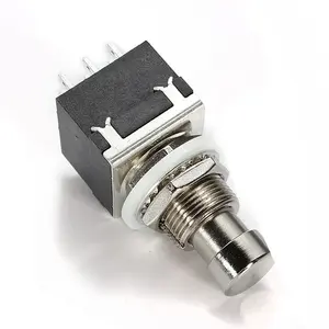 Durable Noir <span class=keywords><strong>Auto</strong></span> 3PDT 9Pin IP65 Électronique Stompbox Guitare Électrique Effets Pédale Pédales True Bypass 1no1nc - Product Image 4