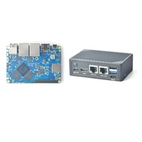 Carte de développement NanoPi R6C Rockchip RK3588S Quad Cortex-A76/A55, double Ethernet 2.5G, 8 Go de RAM, 64 Go EMMC, prise en charge du système d'exploitation