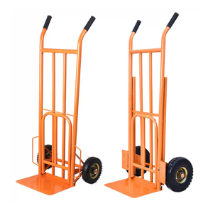 Warehouse Storage Convertible Foldable Push Hand Cart <strong>Trolleys</strong> Foldable <strong>Heavy</strong> Hand Cart for Sale - Product Image 1