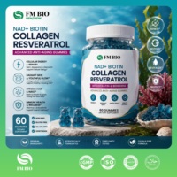Bonbons Gommes Véganes au Collagène, NAD+, Resvératrol, Zinc, D3, K2, Biotine – Complément Alimentaire – Marque Privée, Formule Personnalisée Disponible