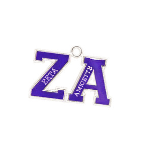 RTS Zeta Phi Beta Capítulo Inspirado Luz y azul real esmaltado Amicette y Amicae Fabricación <span class=keywords><strong>de</strong></span> joyas Colgante <span class=keywords><strong>de</strong></span> dijes <span class=keywords><strong>de</strong></span> letras - Product Image 4