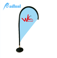 Sortie d'usine Impression personnalisée Table portable Mini drapeau Publicité Pôle délicat Drapeau de bureau