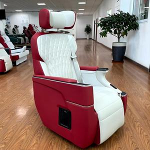 Sièges de voiture modifiés en cuir de luxe aviation VIP avec logo couleur personnalisé pour Innova Hycross - Product Image 3