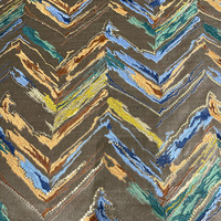 Tissu velours brodé de style marocain, usine professionnelle de luxe, plusieurs modèles pour canapé
