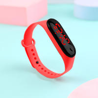 Montre LED personnalisée avec logo, directement de l'usine, 2026, mode décontractée, sport, écran tactile, étanche, pour étudiants, femmes et hommes