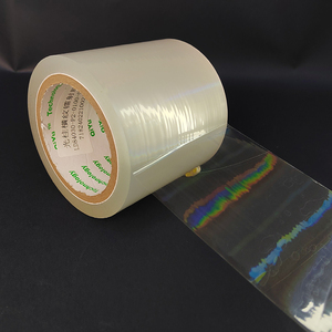 Vente en gros directe de <span class=keywords><strong>film</strong></span> de stratification holographique Bopp arc-en-ciel à froid avec adhésif - Product Image 4