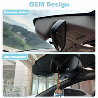 Pour Honda CRV 2K : Caméra avant + caméra arrière 1080P, installation discrète sans câblage requis, WDR, contrôle par application, enregistrement en boucle