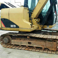 Sử Dụng Crawler Máy Xúc Caterpillar CAT307D 7000Kg Mini Máy Xúc Với Cab, Thứ Hai Tay Thủy Lực Máy Xúc CAT307D Để Bán