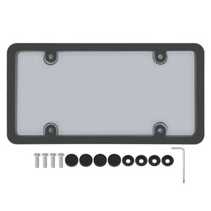 Decoración de coche americana estándar de EE. UU., marco de placa de matrícula de número de coche en blanco de aluminio, soporte personalizado, tamaño y forma - Product Image 3