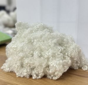 เส้นใยโพลีเอสเตอร์รีไซเคิลแบบกลวงเคลือบซิลิโคน HCS 7D ขนาด 51 มม. สำหรับการส่งออกและการผลิตในประเทศ พร้อมส่งออก - Product Image 1