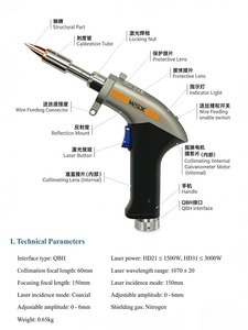 Máquina de Soldadura Láser de <span class=keywords><strong>Fibra</strong></span> Portátil SMARTECH de 2000W, Refrigerada por Aire, Todo en Uno, Fácil de Operar, Ecológica para Uso Industrial y Bricolaje - Product Image 6