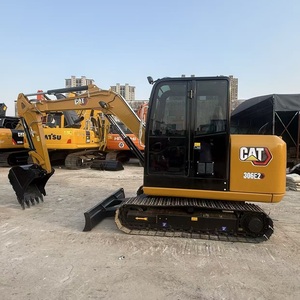 รถขุดขนาดเล็กมือสอง ผลิตในญี่ปุ่น รุ่น Cat306E 6 ตัน มินิ Cat306 305.5 307 ราคาถูก รถขุดไฮดรอลิกมือสองสำหรับงานฟาร์ม 5 ตัน - Product Image 1