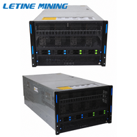 Boîtier de serveur 7U pour montage en rack, 8 GPU, pour l'inédition d'IA, l'informatique en nuage, la formation de LLM, l'apprentissage profond de grands modèles, châssis de rack
