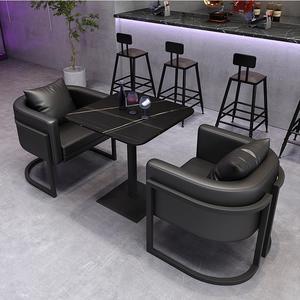 أريكة VIP جلدية سوداء رخيصة للاستخدام التجاري، كنبات أنيقة للحانات والنوادي الليلية والمطاعم - Product Image 5