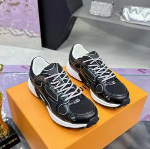 Top chaussures de sport de luxe Lvs nouveau style avec lacets maille légère respirant et confortable doux EVA marche Style chaussures décontractées - Product Image 6