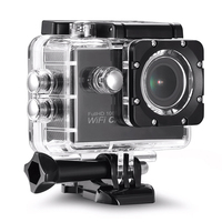 Promotion pas chère : Caméra d'action 1080P avec écran IPS HD de 2,0 pouces, grand angle de 140 degrés, caméra sport pour casque, étanche jusqu'à 30 m sous l'eau