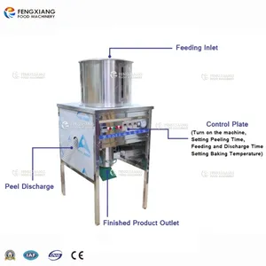 FX-128 descascador de alho de alta tecnologia em aço inoxidável e equipamento central para restaurantes de alimentos