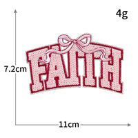 Patch Bordir Payet Huruf Warna-warni Slogan Tempel Setrika Faith River Babe Pool Babe Beach Lake Babe