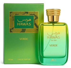 น้ำหอม Hawas Verde Eau De Parfum 100 มล. สำหรับผู้ชาย กลิ่นหอมสดชื่น ติดทนนาน สไตล์อาหรับ - Product Image 1