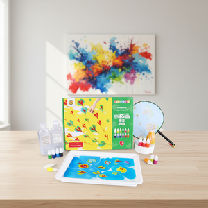 Kit de Pintura de Mármol Superdots para Niños y Adultos, Juego de Pintura de Agua para Mármol de 12 Colores, Kit de Pintura Mágica de Mármol con Acuarelas Sólidas - Product Image 1