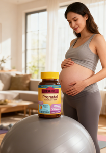 Integratore Prenatale per Donne con Acido Folico + DHA, Vitamine e Minerali per Supporto Nutrizionale Quotidiano, 60 Capsule Molli - Product Image 3
