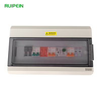 Boîtier de distribution d'énergie photovoltaïque RUIPEIN IP65 étanche à montage en surface, DC1000V 63A 1 entrée 1 sortie avec ATS et verrouillage biométrique