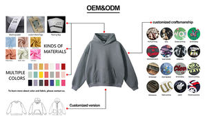 Pulôver Casual Masculino de Alta Qualidade Moletom Unissex de Algodão Grosso Oversize com Capuz para Impressão Personalizada em Branco - Product Image 4