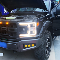 Nouveaux phares LED KGKB pour Ford Raptor F150 2018-2019 avec feux de jour 6000K et double lentille de projecteur