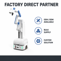 Robot mobile collaboratif industriel Nova5kg AGV avec bras robotisé à 6 axes pour l'automatisation d'usine intelligente, préhension et placement