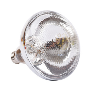Lampada a Infrarossi per Allevamento Bestiame e Pollame, Argento/Rosso, 100W-275W, 220V, Impermeabile, in Vetro, Attrezzatura per Zootecnia e Allevamento Avicolo - Product Image 1
