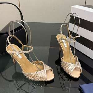 Zapatos de Tacón de Cuero para Mujer Babylone, 3.<span class=keywords><strong>5</strong></span> Pulgadas, Negros, Sandalias de Fiesta, Correa Ajustable en el Tobillo, Diseño Metálico, Cómodos y Fáciles de Poner - Product Image 4