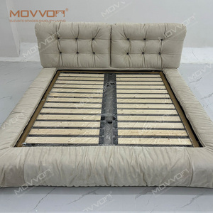 Бесплатная выборка, двухспальная кровать из ткани, регулируемая двухрамная одноместная американская кровать размера «King-Size», газовая подъемная кровать - Product Image 2