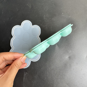 Molde de silicona para helados de bebé, fabricante de alimentos para bebés, alimentador de frutas para bebés, bandeja mordedor, bandeja congeladora para dentición con leche materna - Product Image 5