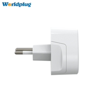 Adaptateur de voyage Worldplug, prise de charge universelle, convertisseur de prise USA vers Israël, 10A, adaptateur de prise internationale avec technologie SDK