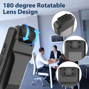 Full HD 1080P Mounted Webcam Small Clip Portable Body <strong>Camera</strong>