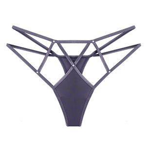 String sexy et tendance pour femme, taille basse, ajouré, avec design croisé et strass brillants, séduisant et confortable - Product Image 5